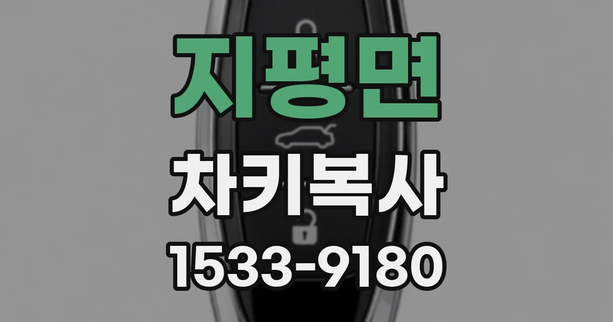 지평면 차키복사