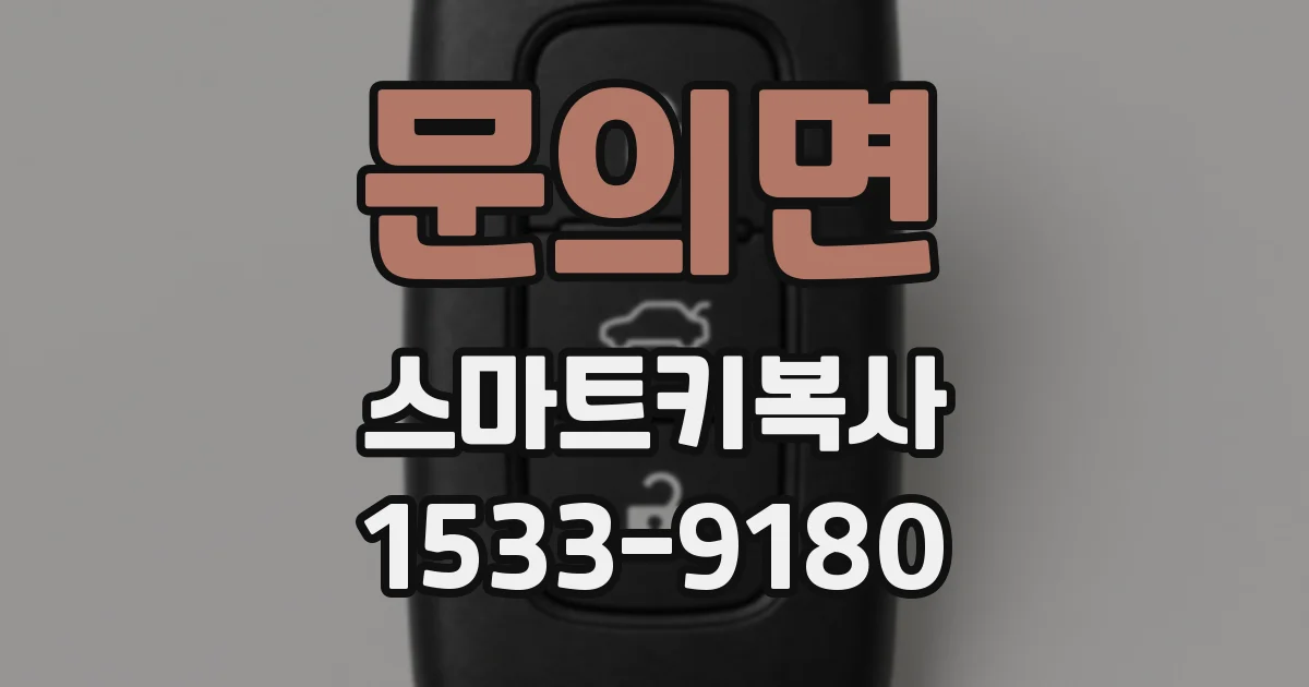문의면 스마트키복사