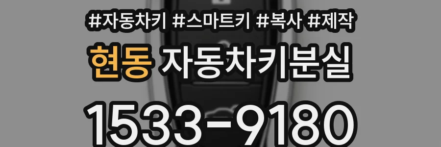 현동 자동차키분실