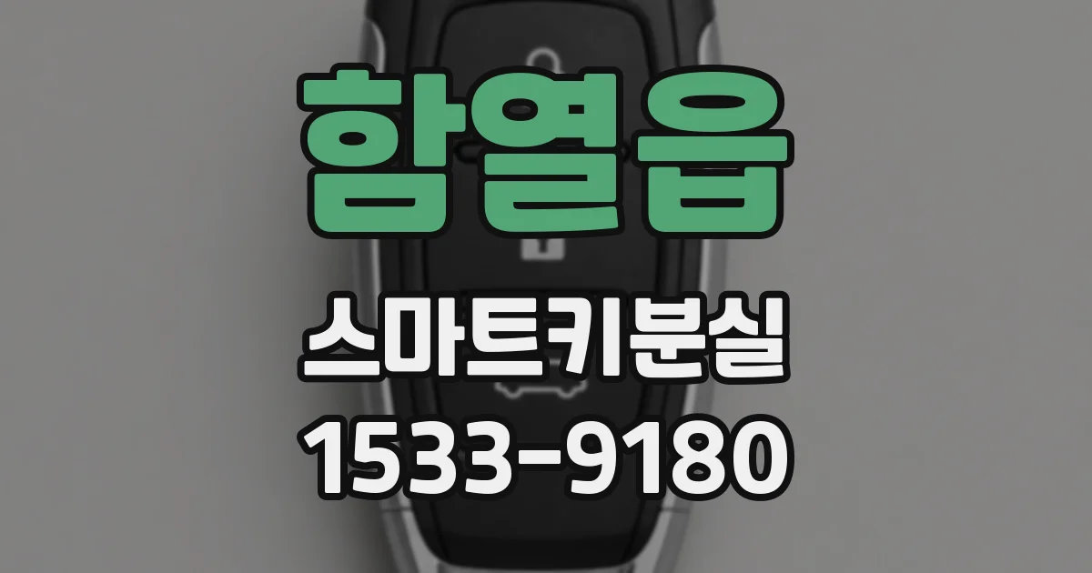 함열읍 스마트키분실