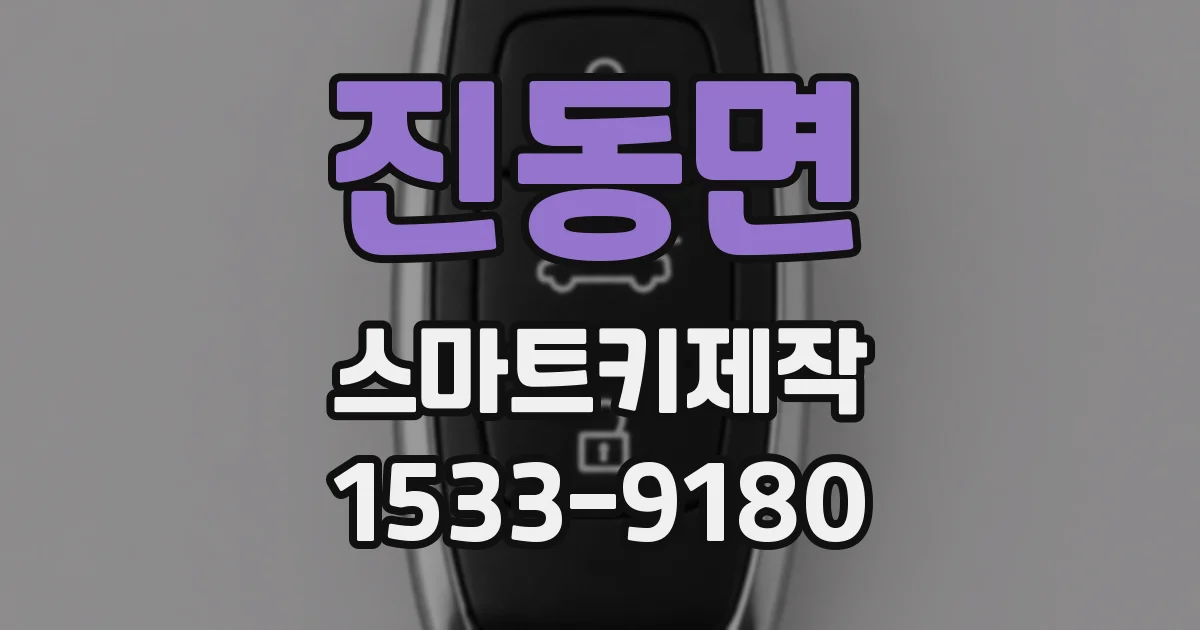 진동면 스마트키제작