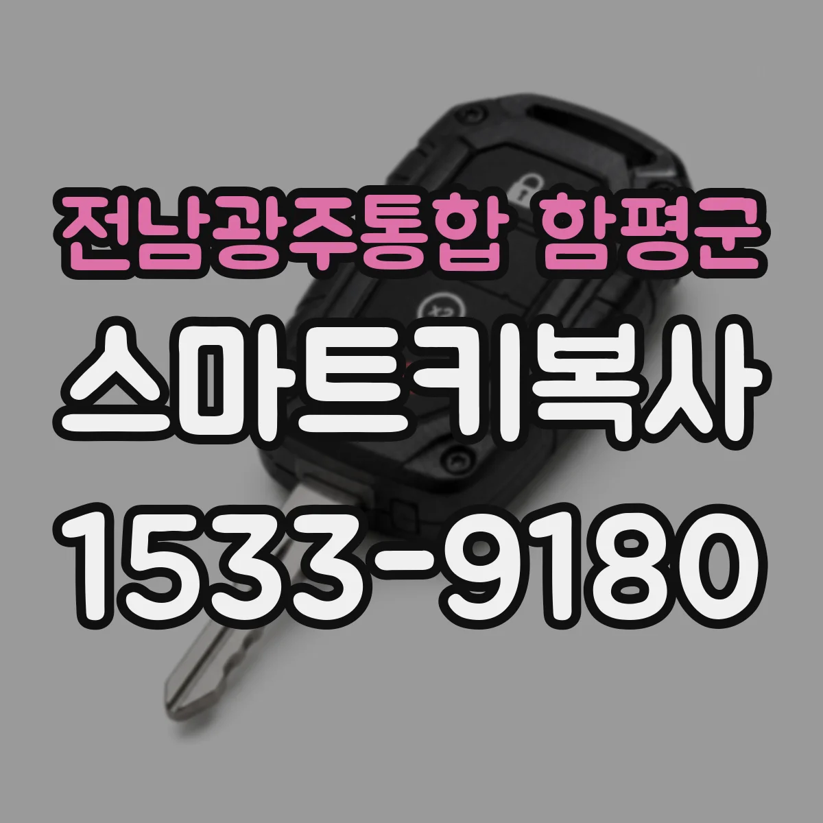 전남광주통합 함평군 스마트키복사
