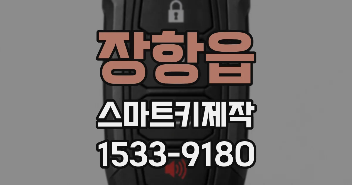 장항읍 스마트키제작