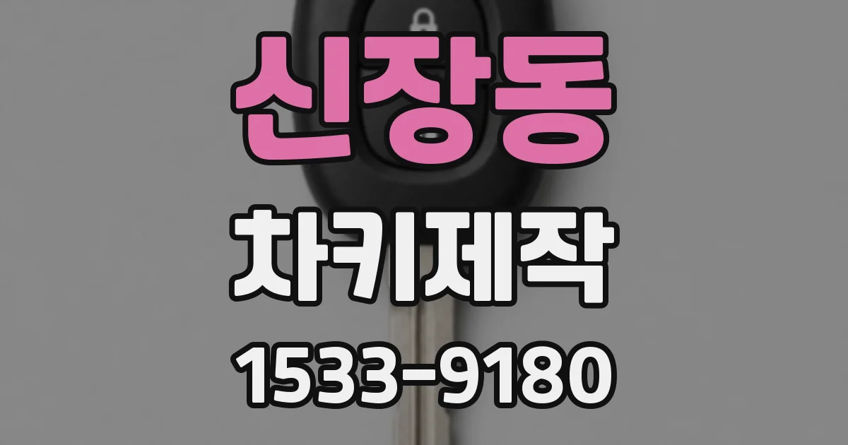 신장동 차키제작