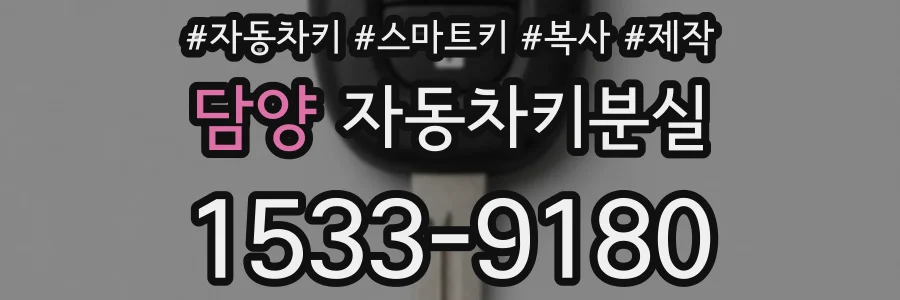 담양 자동차키분실