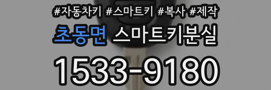 초동면 스마트키분실