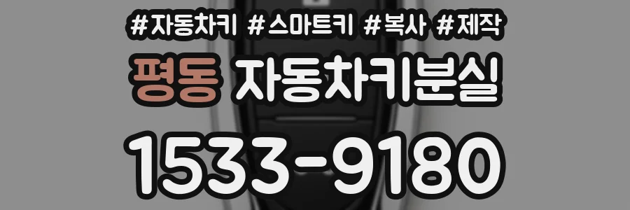 평동 자동차키분실