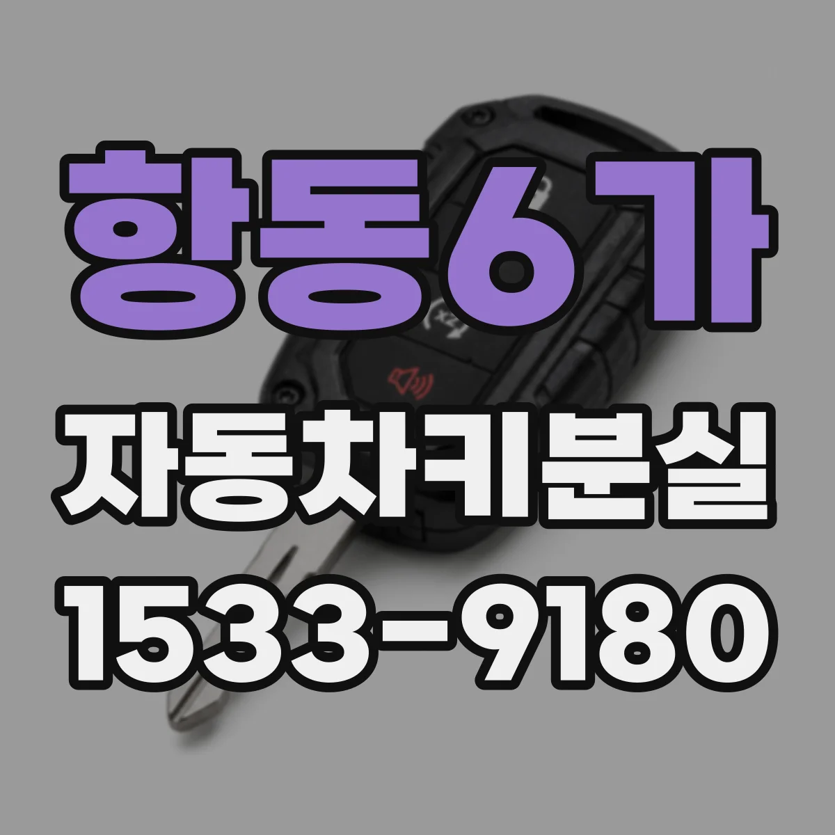 항동6가 자동차키분실