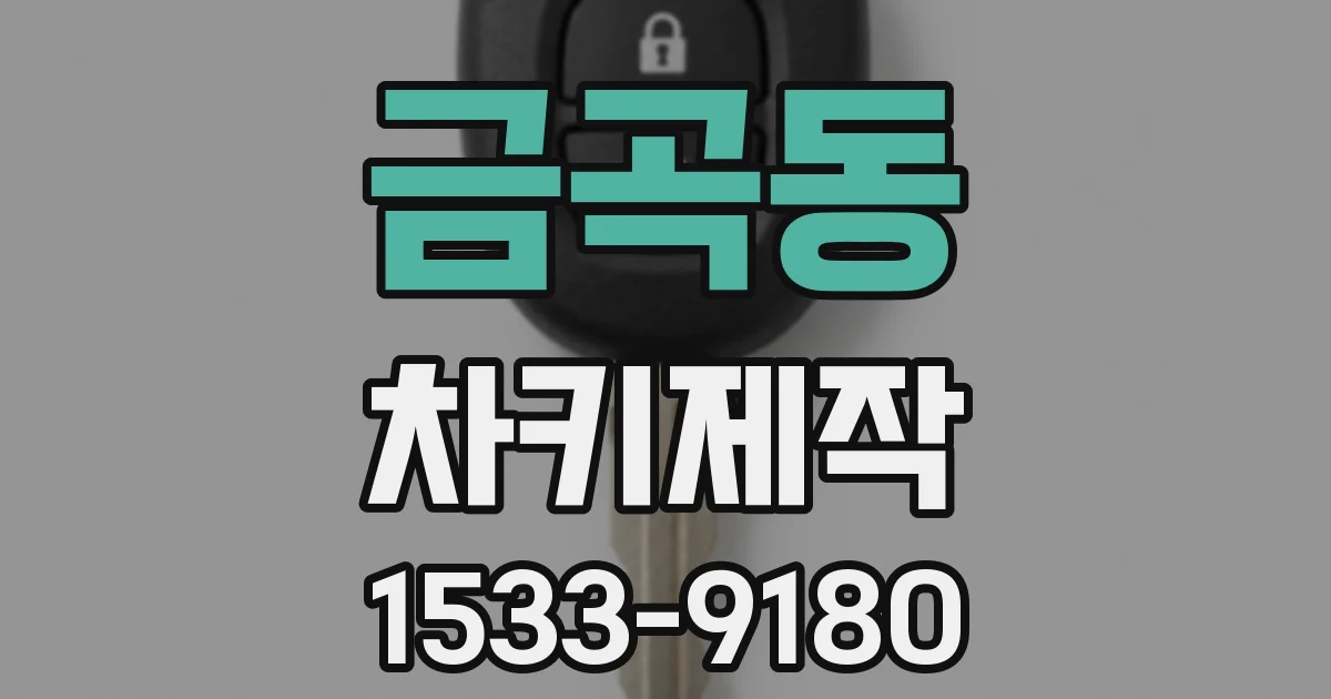 금곡동 차키제작