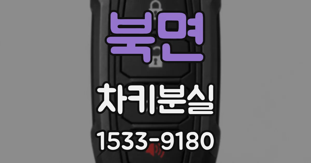 북면 차키분실