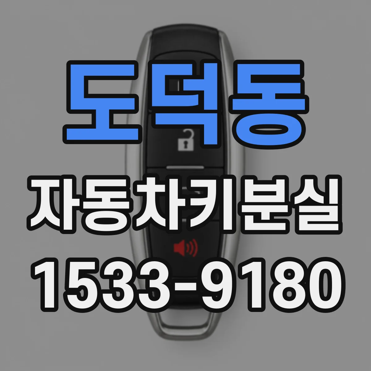 도덕동 자동차키분실