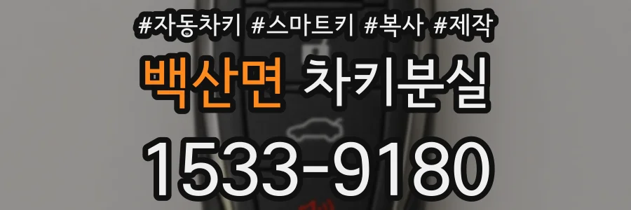 백산면 차키분실