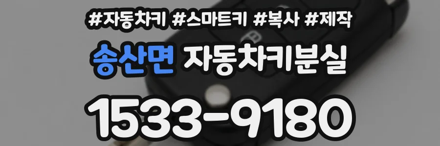 송산면 자동차키분실