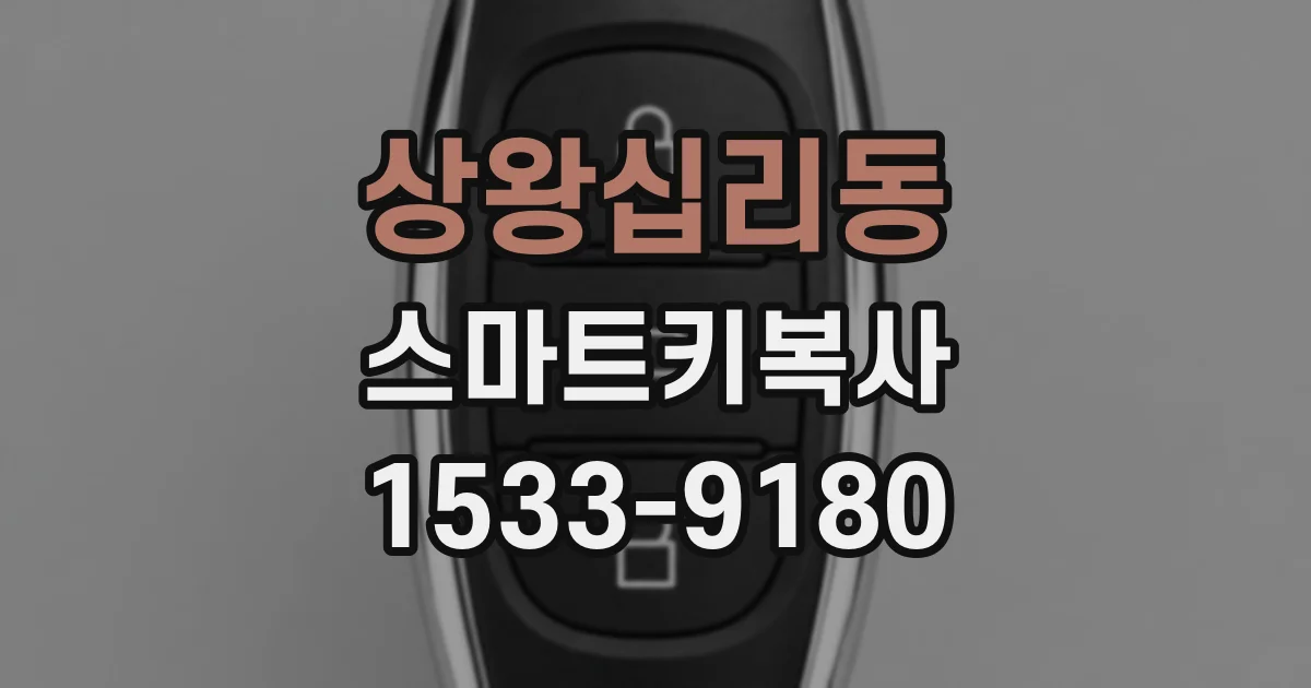 상왕십리동 스마트키복사