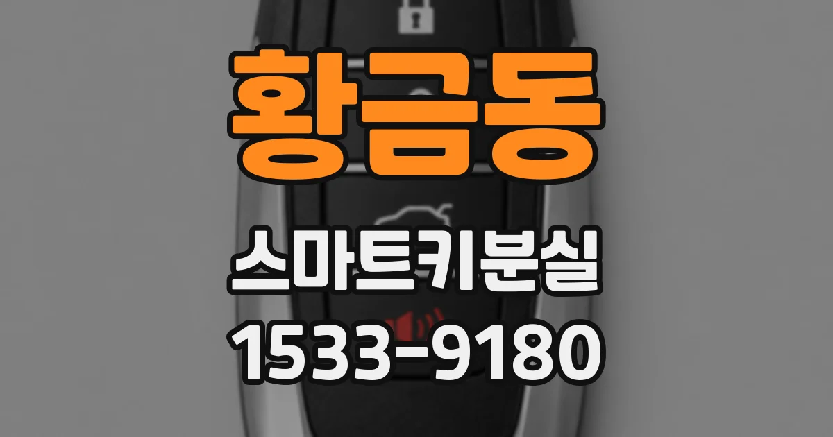 황금동 스마트키분실