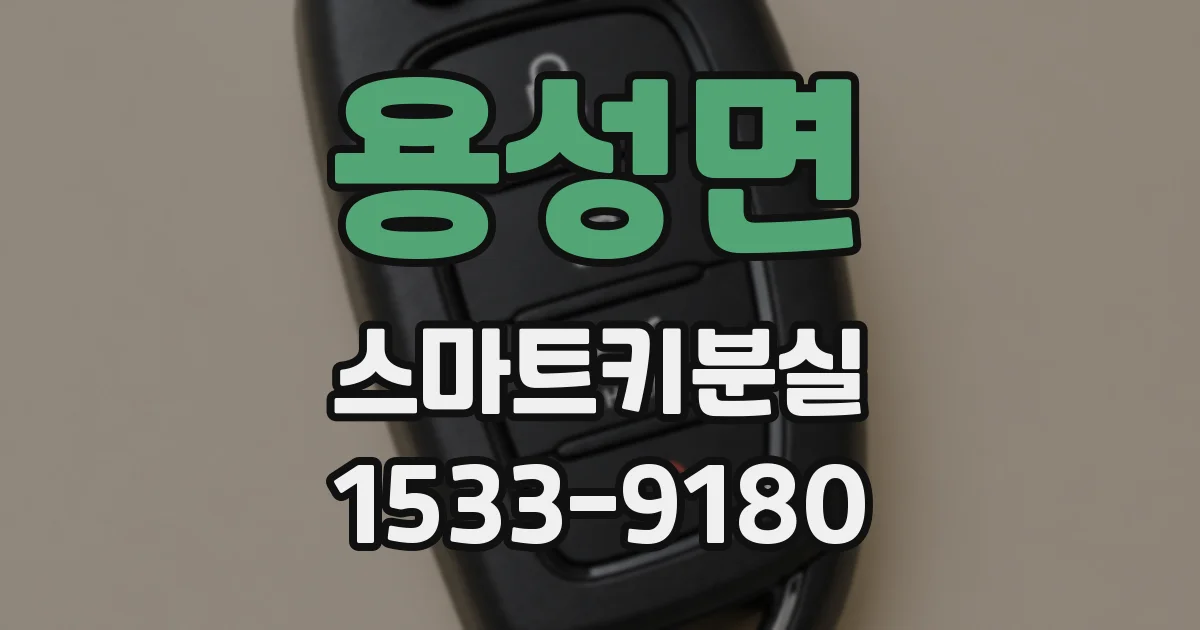 용성면 스마트키분실