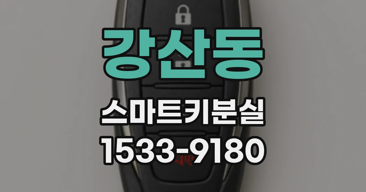 강산동 스마트키분실