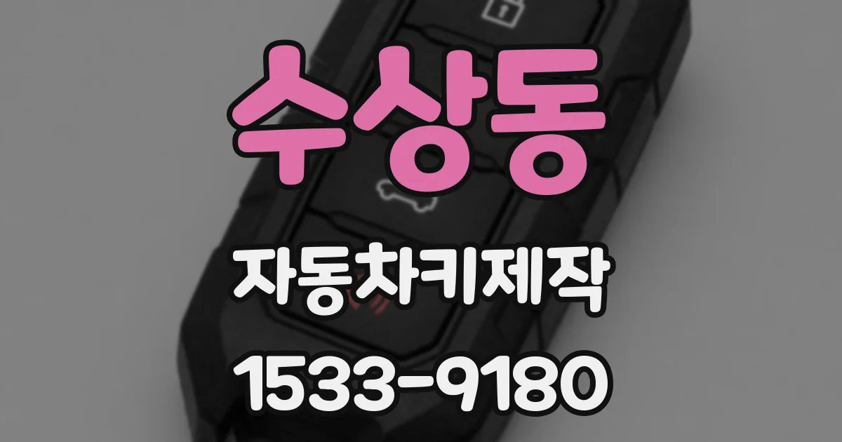 수상동 자동차키제작