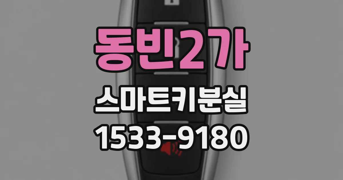 동빈2가 스마트키분실