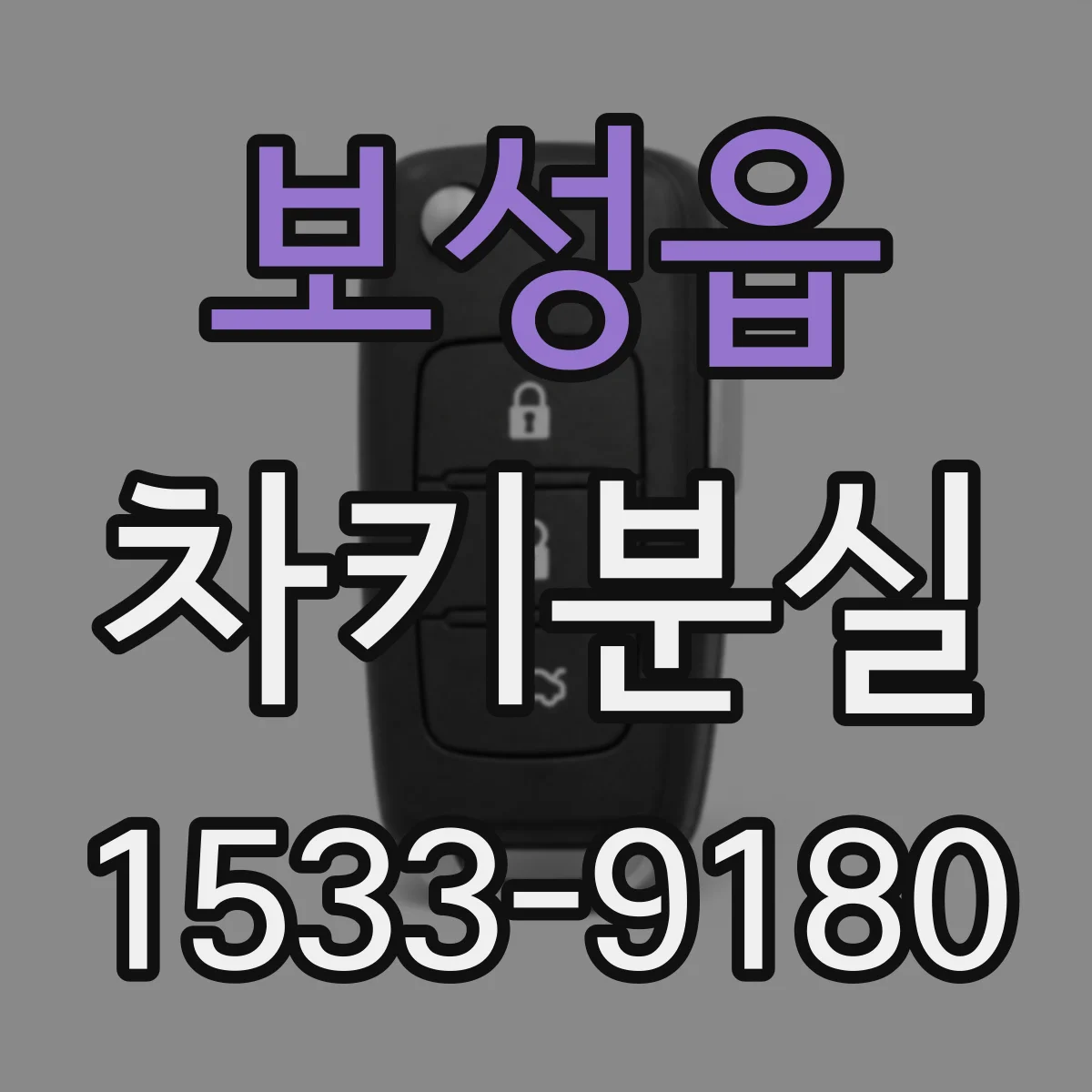 보성읍 차키분실