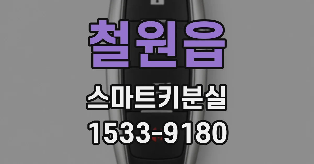 철원읍 스마트키분실