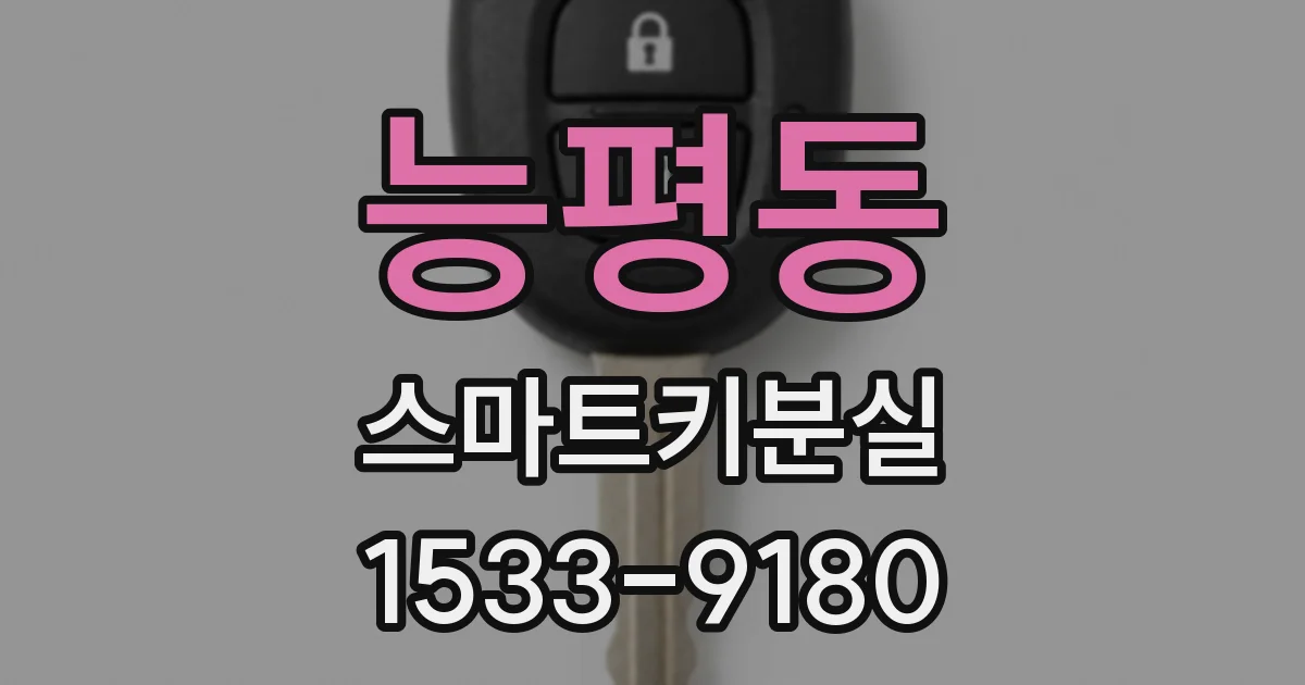 능평동 스마트키분실