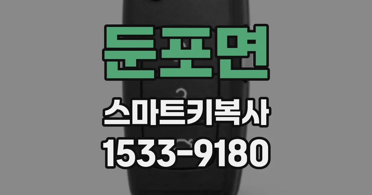 둔포면 스마트키복사