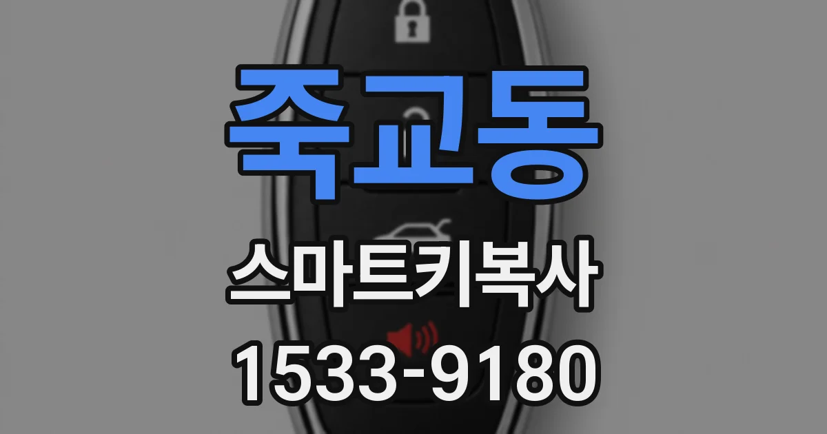 죽교동 스마트키복사
