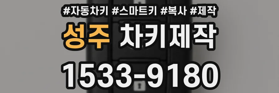 성주 차키제작