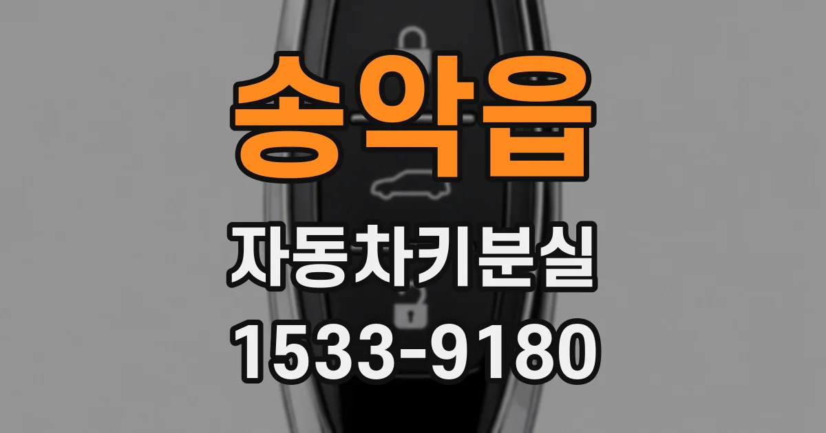 송악읍 자동차키분실
