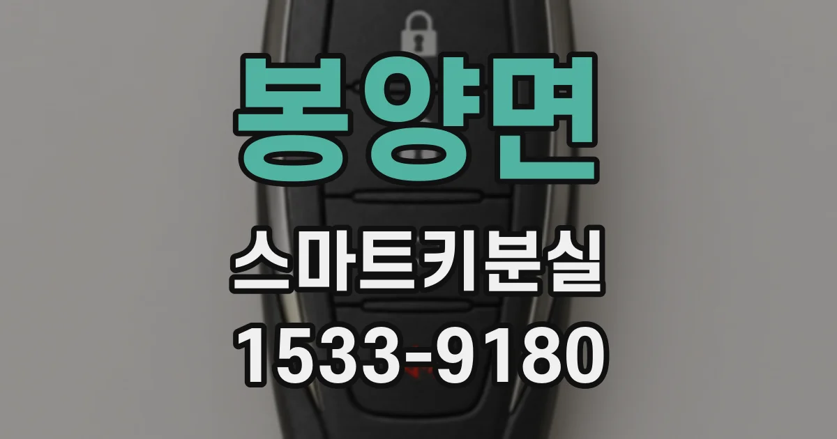 봉양면 스마트키분실
