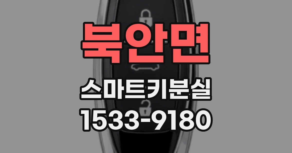 북안면 스마트키분실