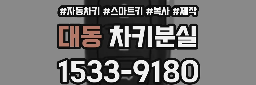 대동 차키분실