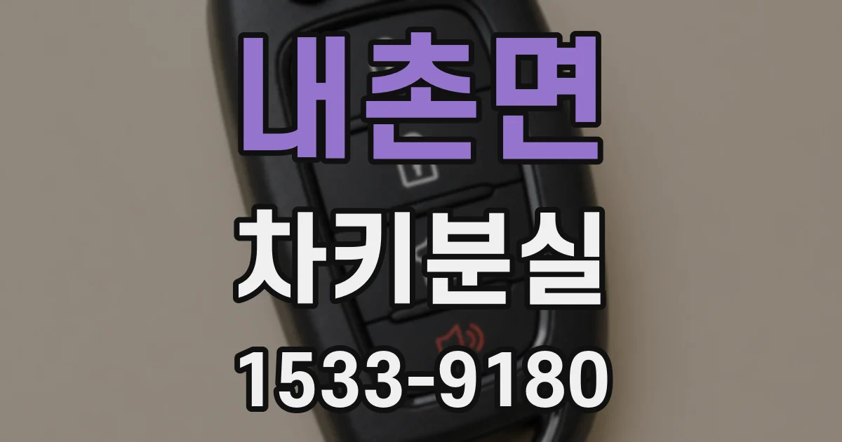 내촌면 차키분실