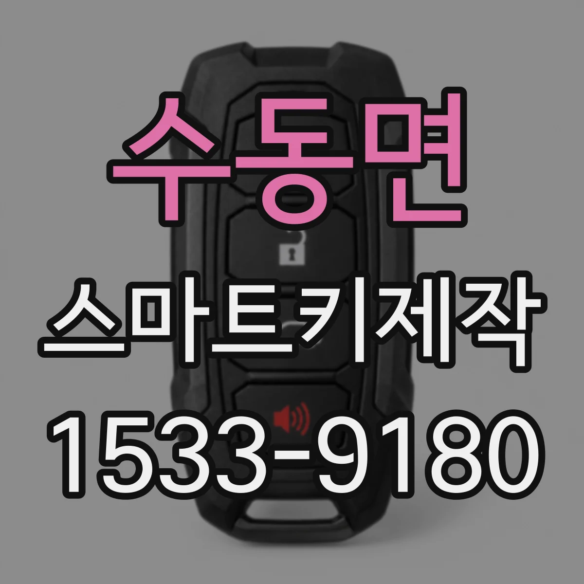 수동면 스마트키제작