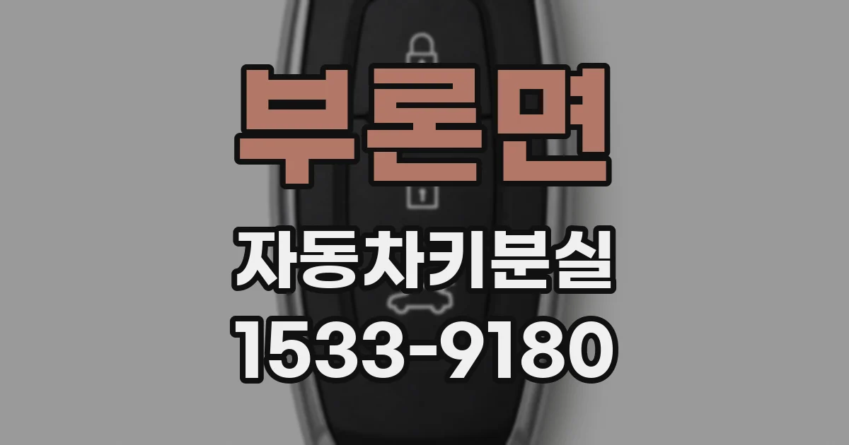 부론면 자동차키분실