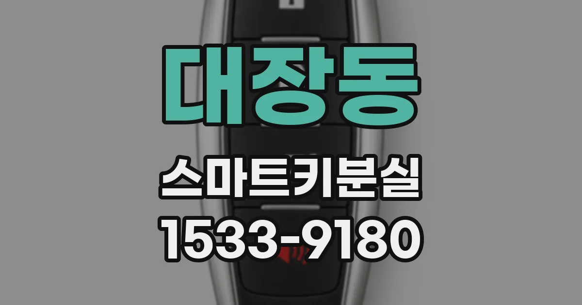 대장동 스마트키분실