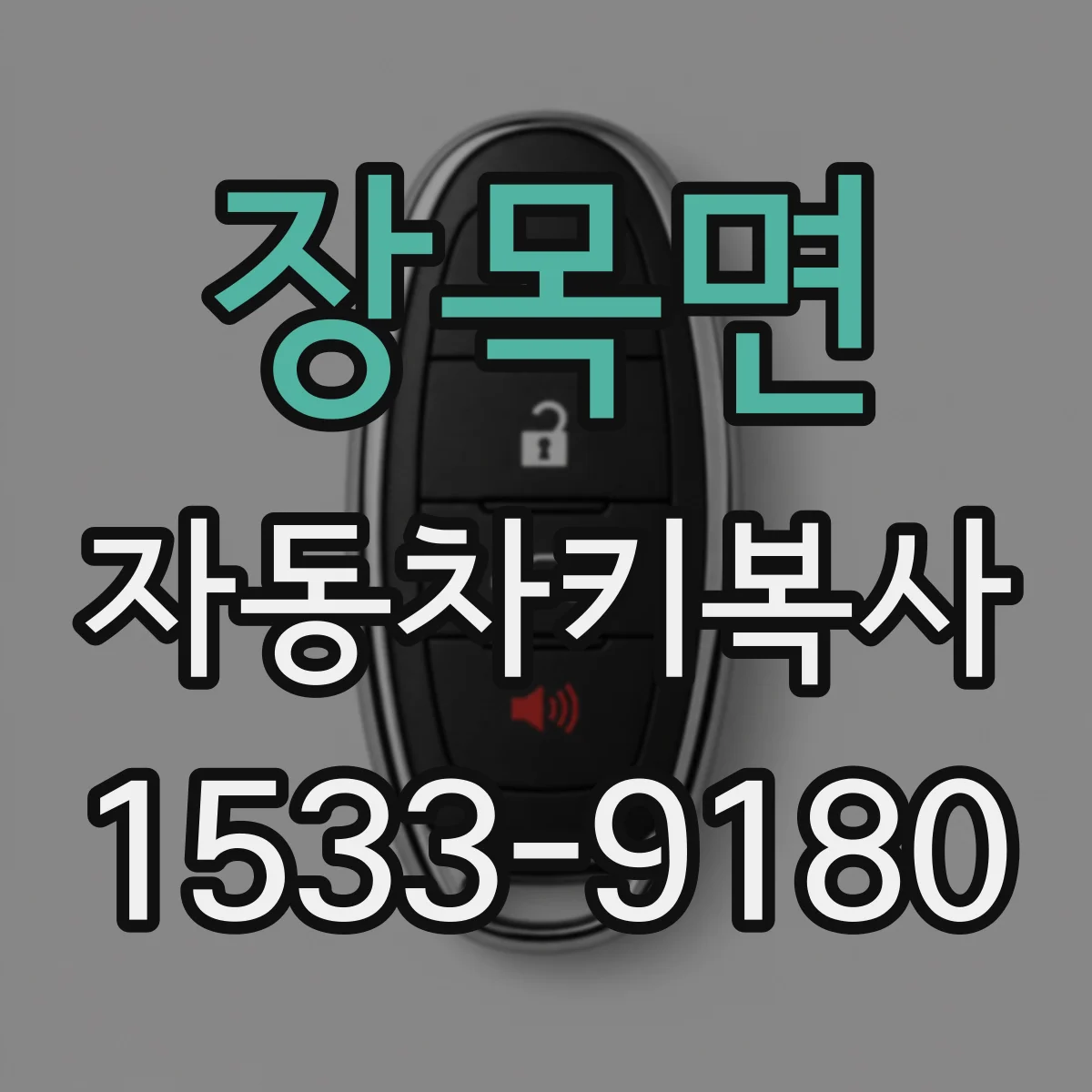 장목면 자동차키복사