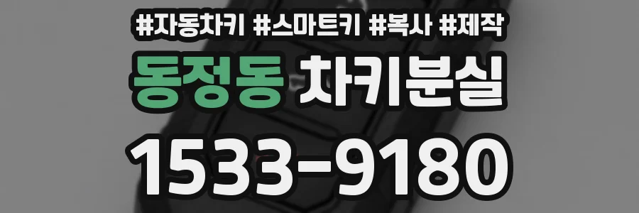 동정동 차키분실