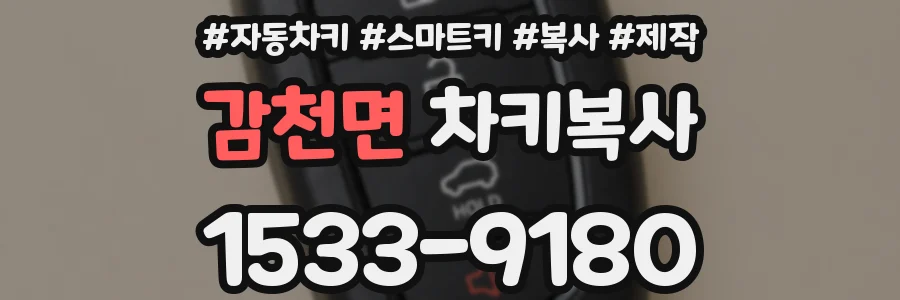 감천면 차키복사