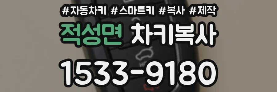 적성면 차키복사