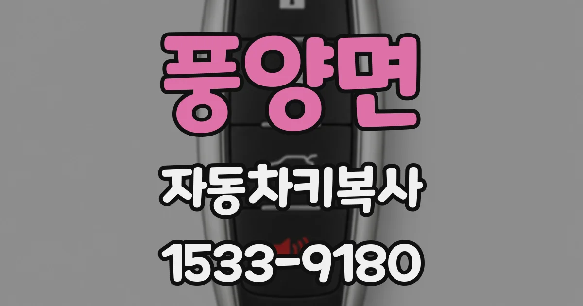 풍양면 자동차키복사