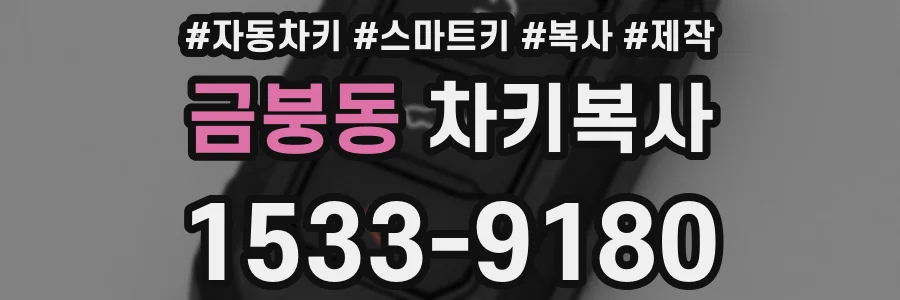 금붕동 차키복사