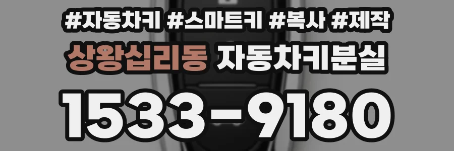 상왕십리동 자동차키분실