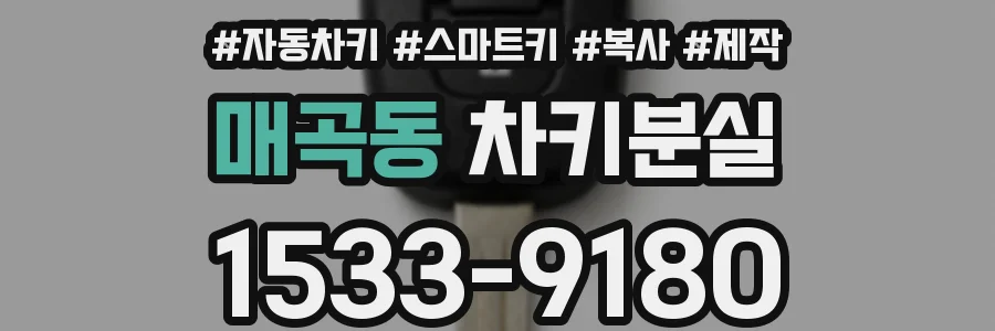 매곡동 차키분실