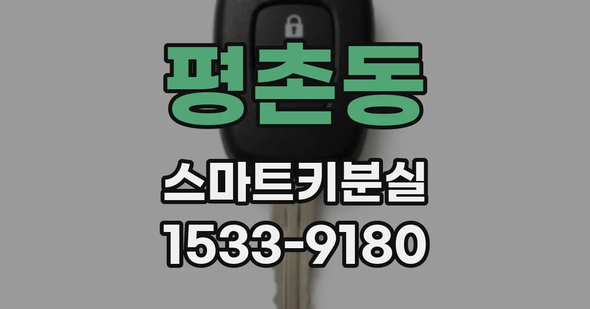 평촌동 스마트키분실