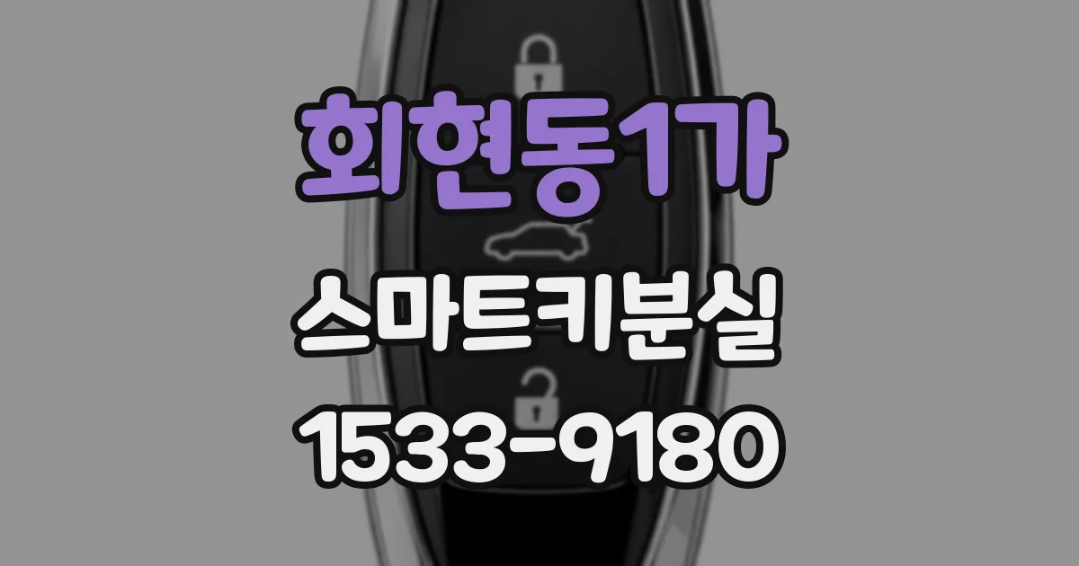회현동1가 스마트키분실