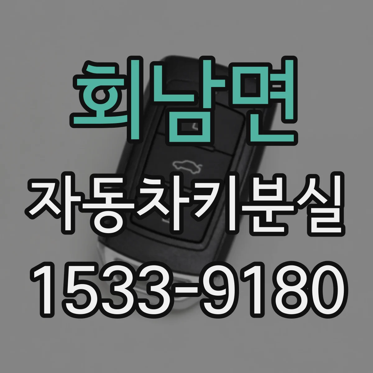 회남면 자동차키분실
