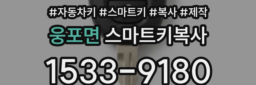 웅포면 스마트키복사