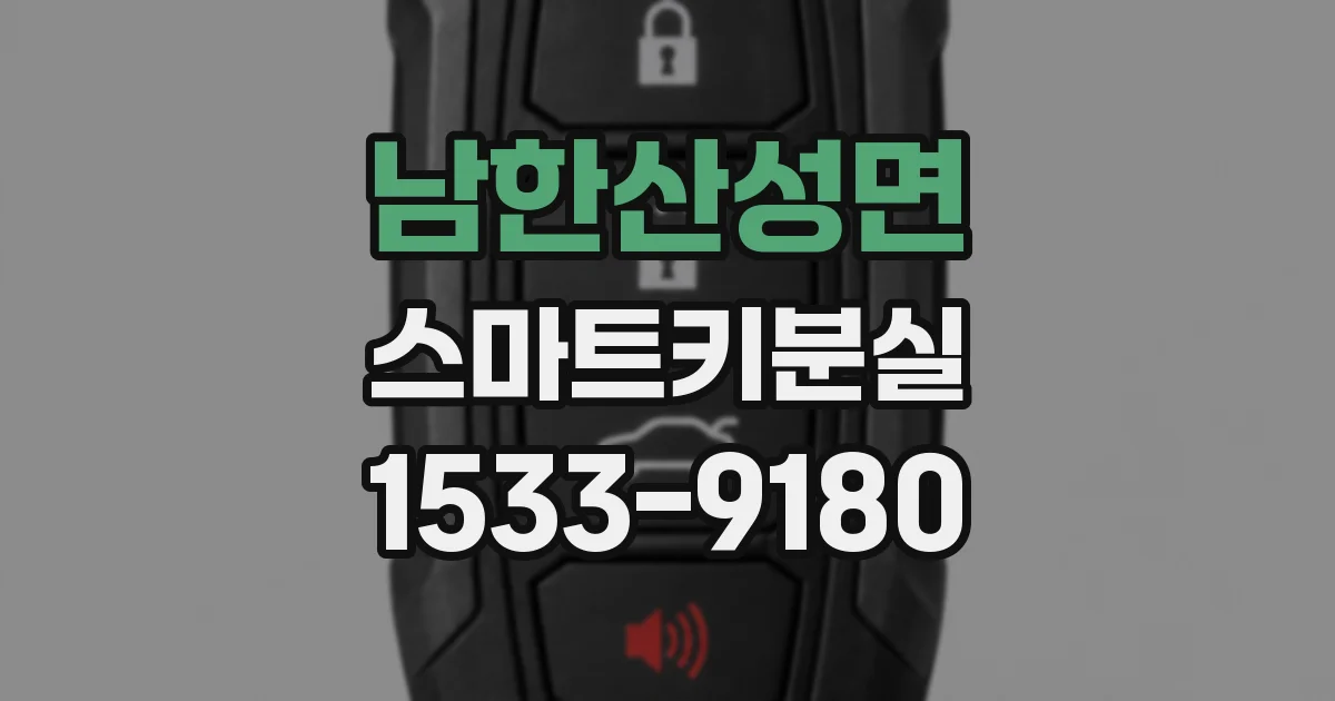 남한산성면 스마트키분실
